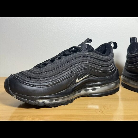 Size 5.5 - Nike Air Max 97‎ Womens Black Silver Running Shoes DM8347-001 Ladies - Picture 4 of 9